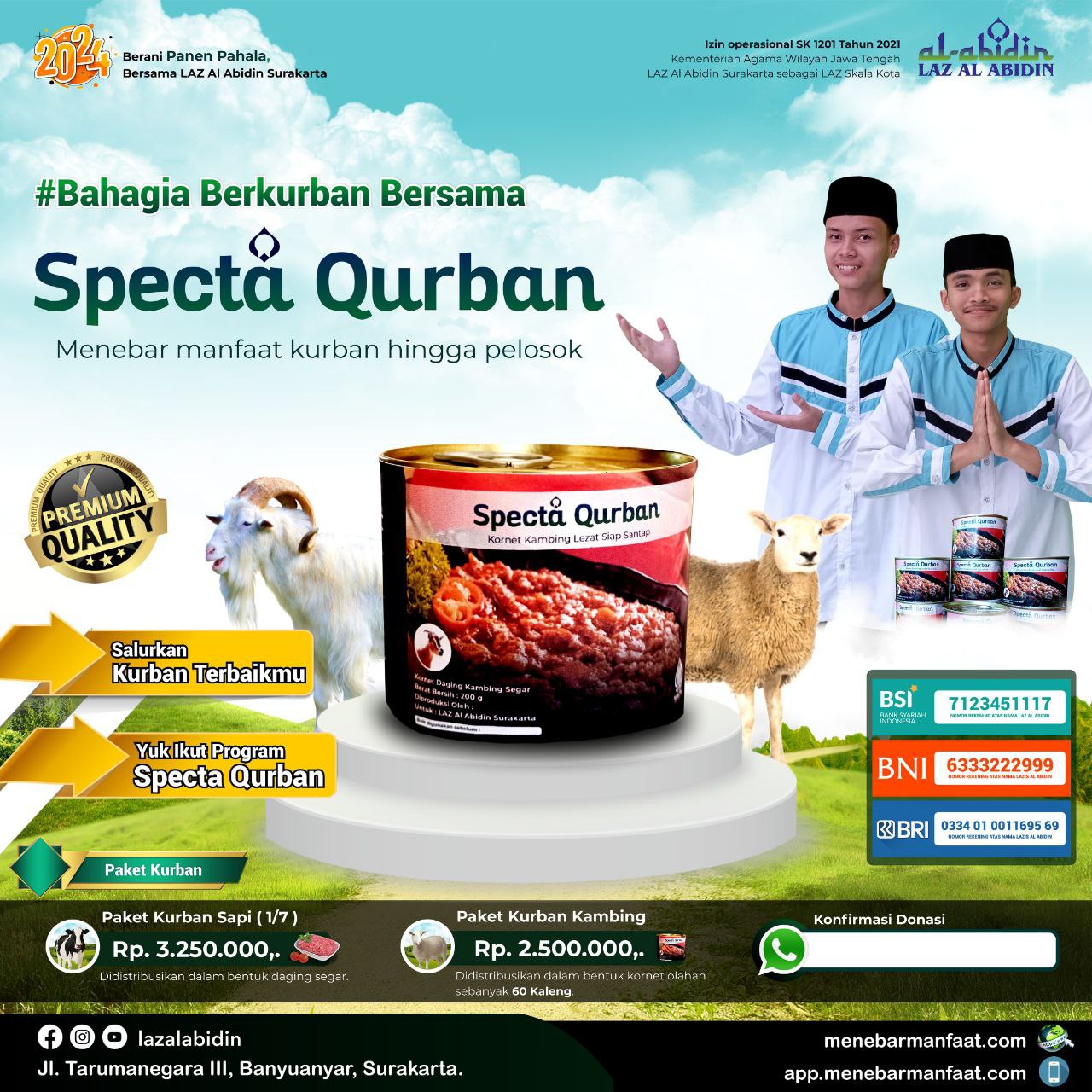 Mari Ibadah Kurban Bersama Yayasan Al Abidin