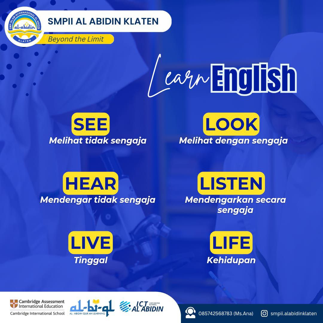 Pentingnya Belajar Bahasa Inggris bersama SMP Islam Terbaik di Klaten