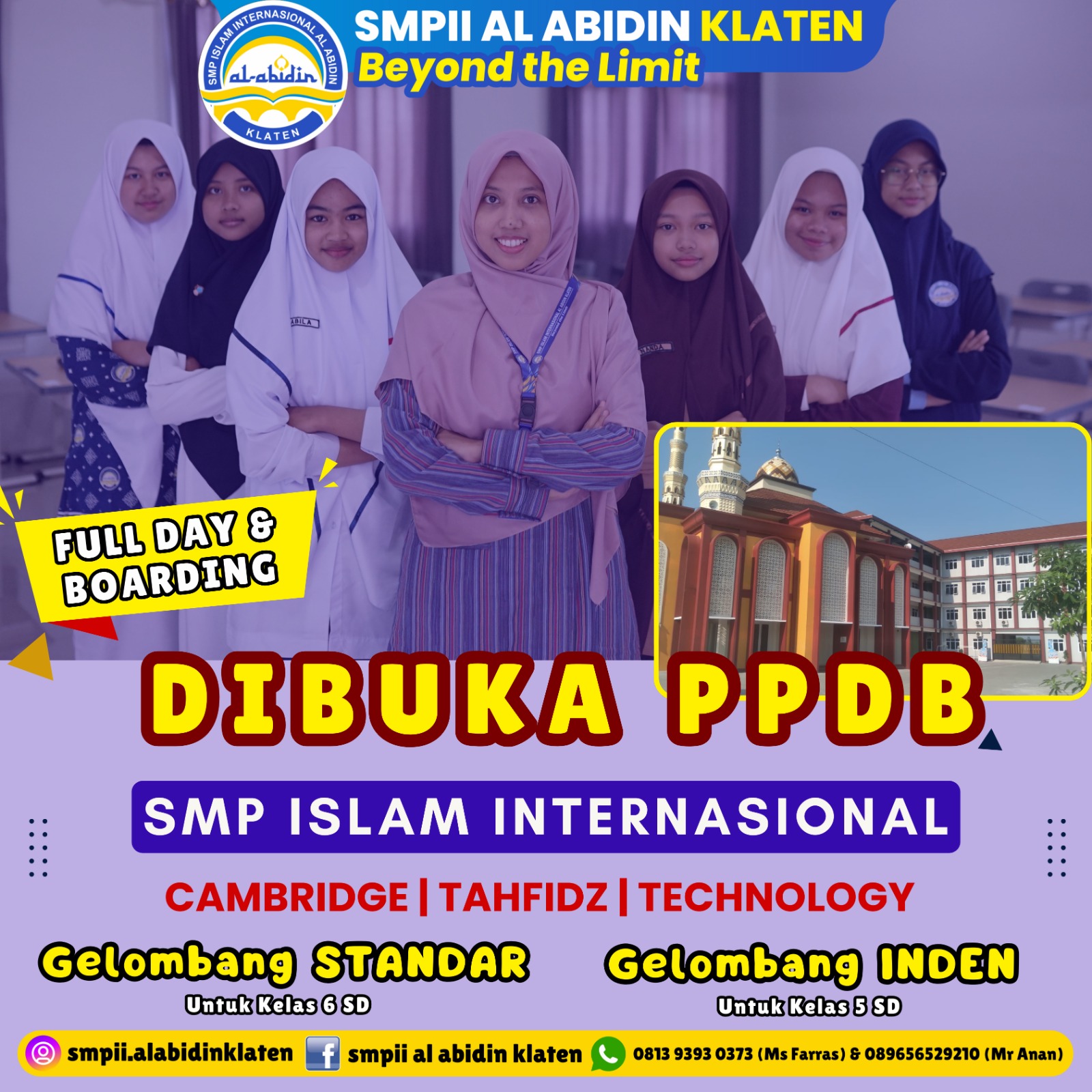 PPDB SMPII AL ABIDIN KLATEN 2025/2026 DIBUKA
