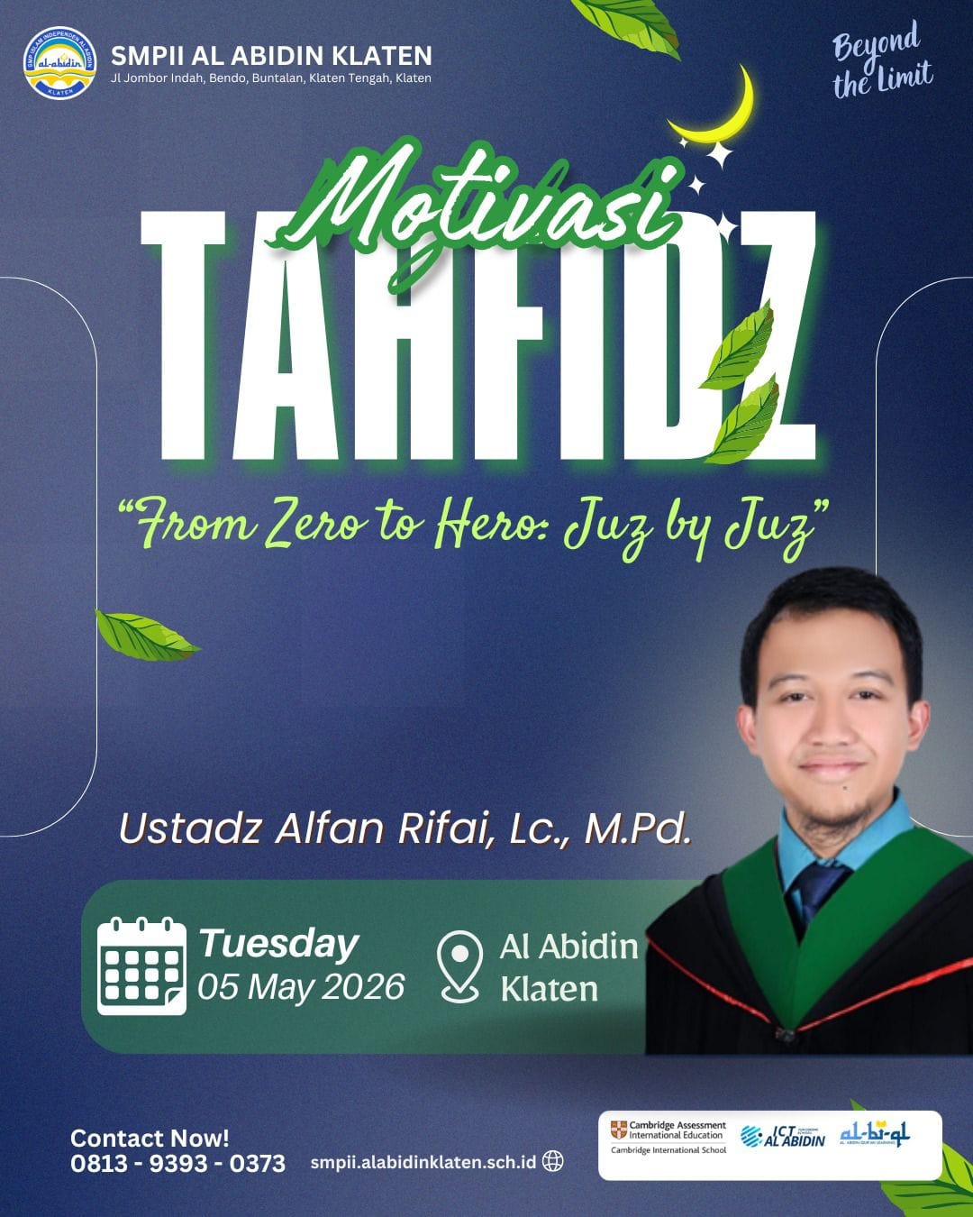 Bangkitkan Semangat Hafalan! SMPII Al Abidin Klaten Gelar Motivasi Tahfidz yang Menggugah Hati